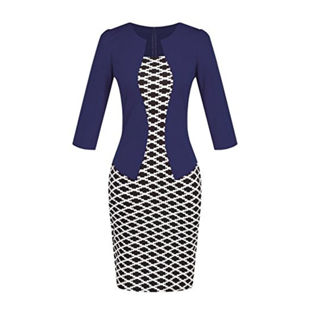 Women’s Red Black Polka Dot Dress - Picture 5 of 8